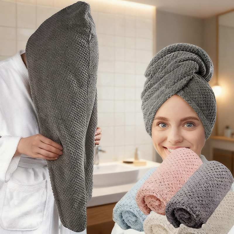 Golf Towel - Женское сухое полотенце для волос (шапочка